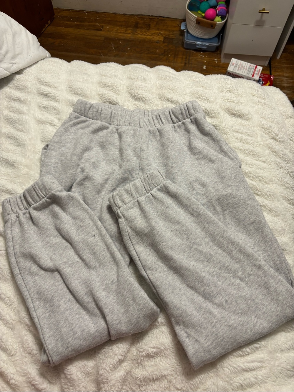 Light gray brandy melville sweat pants
